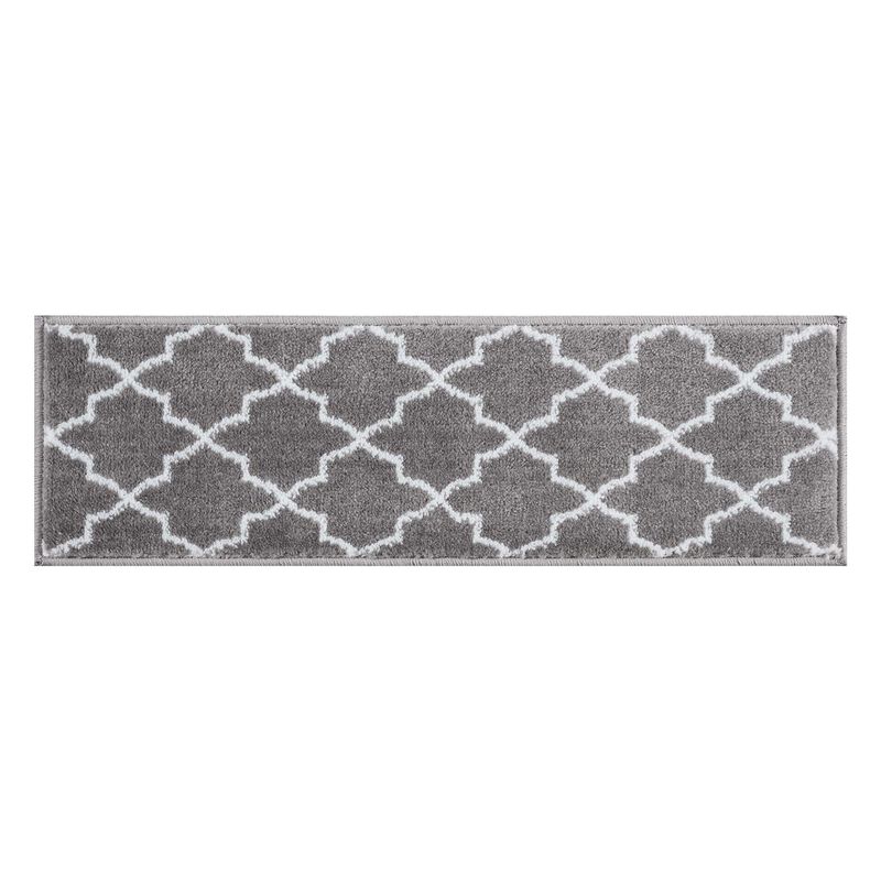 SUSSEXHOME Carpet Stair Treads Easy to Install with Double Adhesive Tape - Safe, 9" X 28" - Gray