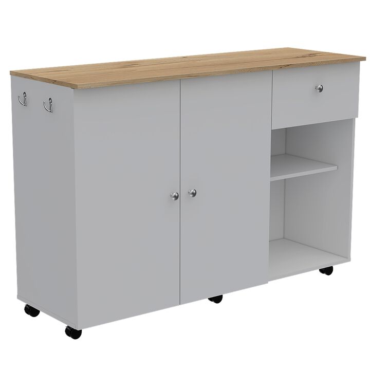 Chico Kitchen Island White