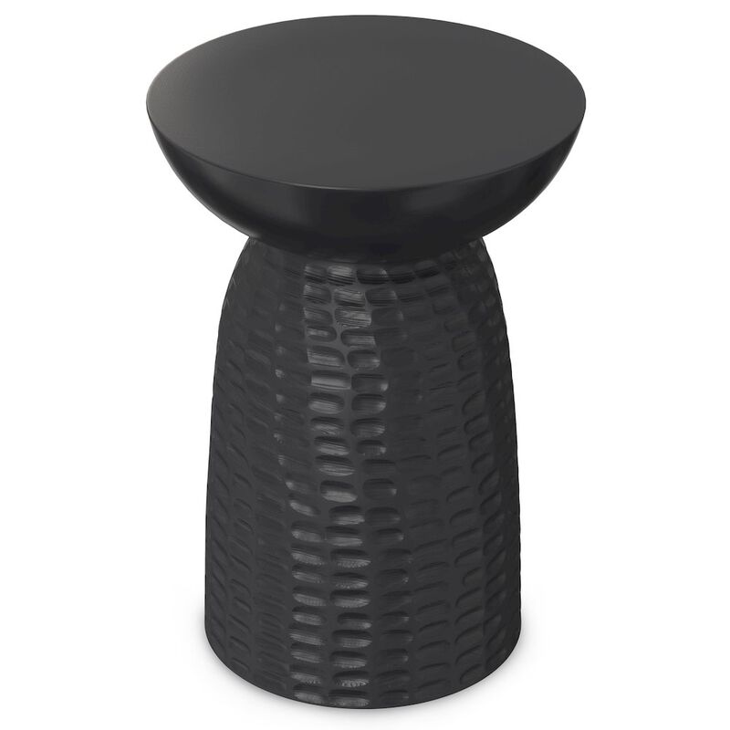 Simpli Home Boyd Solid Mango Wood Wooden Accent Table In Black