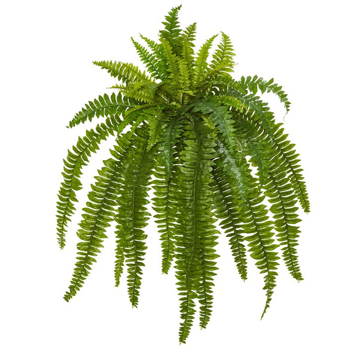 Hivvago 35" Boston Fern Artificial Plant (Set of 2)