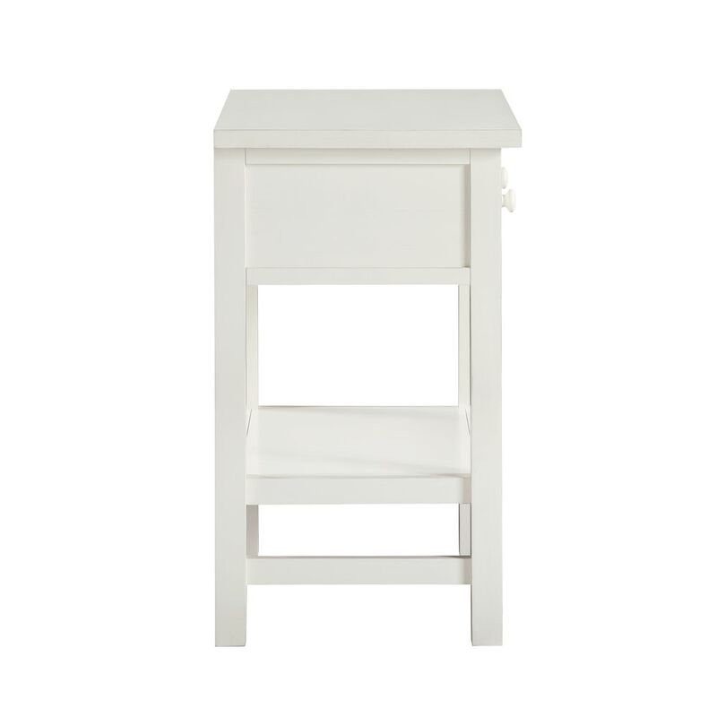 Comfort Pointe Franklen 1-drawer Storage Nightstand - Antique White
