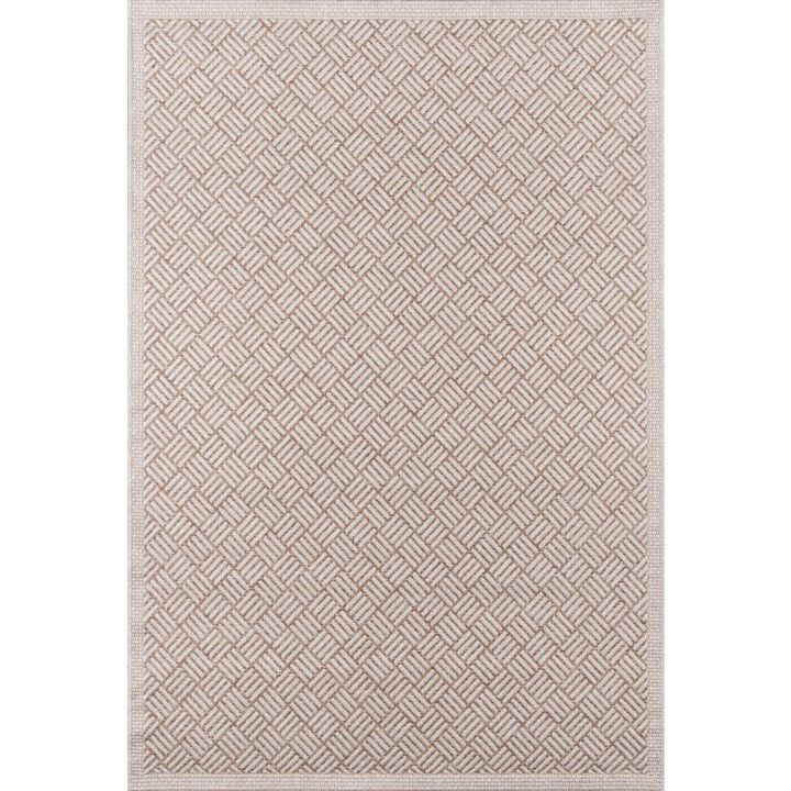 Momeni Contemporary Rectangle Area Rug, Tan, 3'11 X 5'7