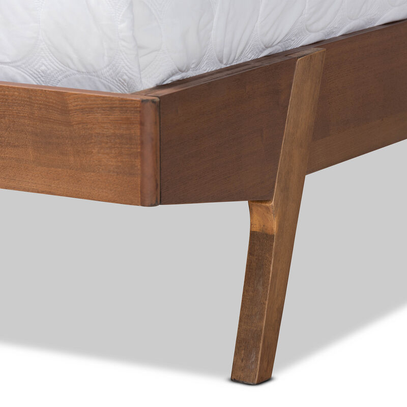 Baxton Studio Senna Beige Fabric Upholstered King Size Platform Bed