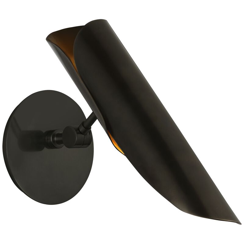 Flore Single Wall Light in Gun Metal
