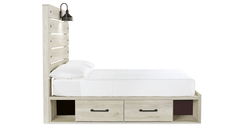 Cambeck Full Panel Bed with 2 Storage Drawers