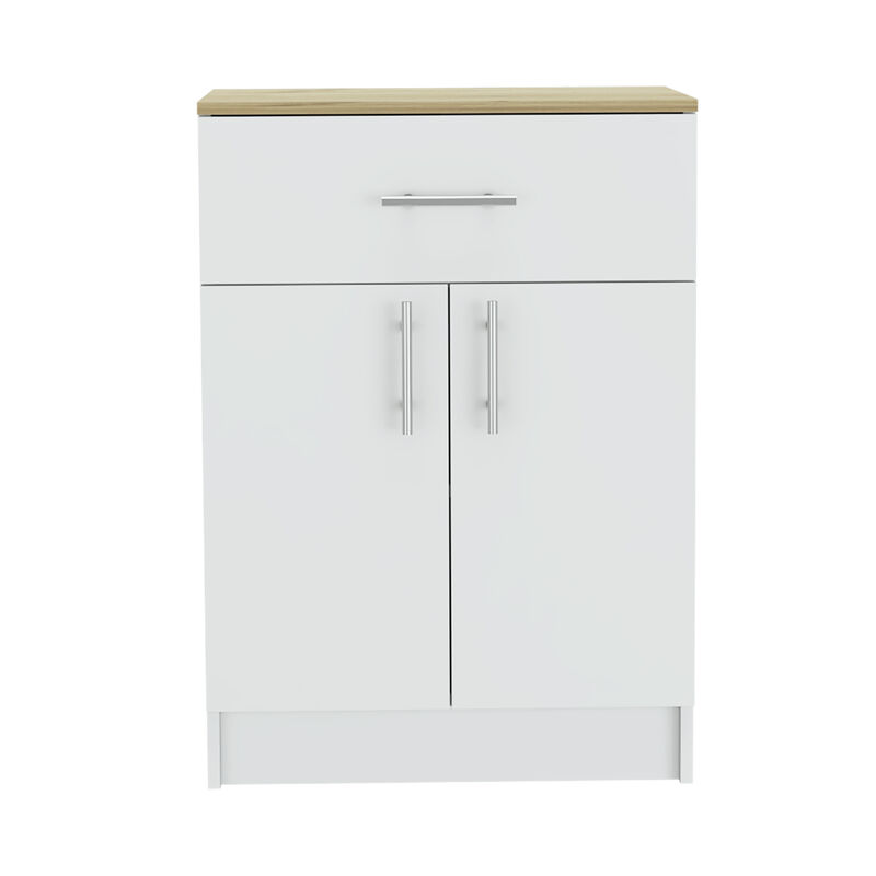 Pantry Cabinet Netal, Kitchen, White / Light Oak
