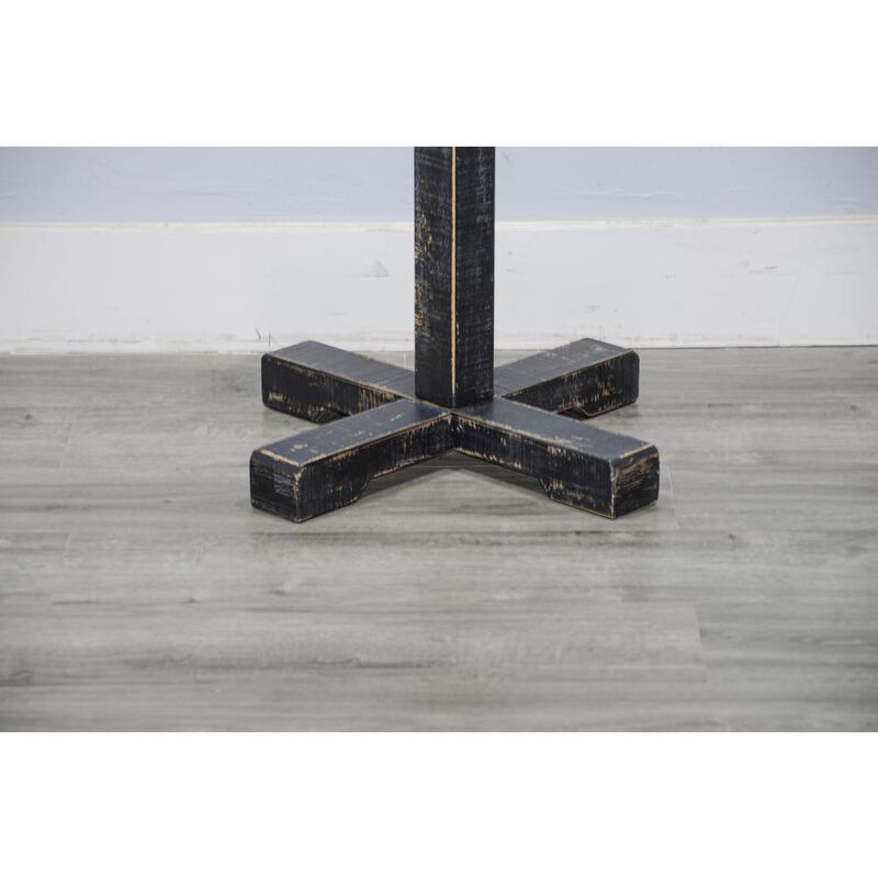 Sunny Designs Traditional Solid Wood Hat Rack with 8-Prong Hooks