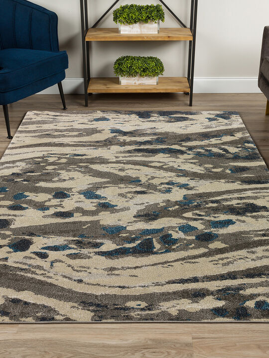 Upton UP2 Pewter 9'6" x 13'2" Rug
