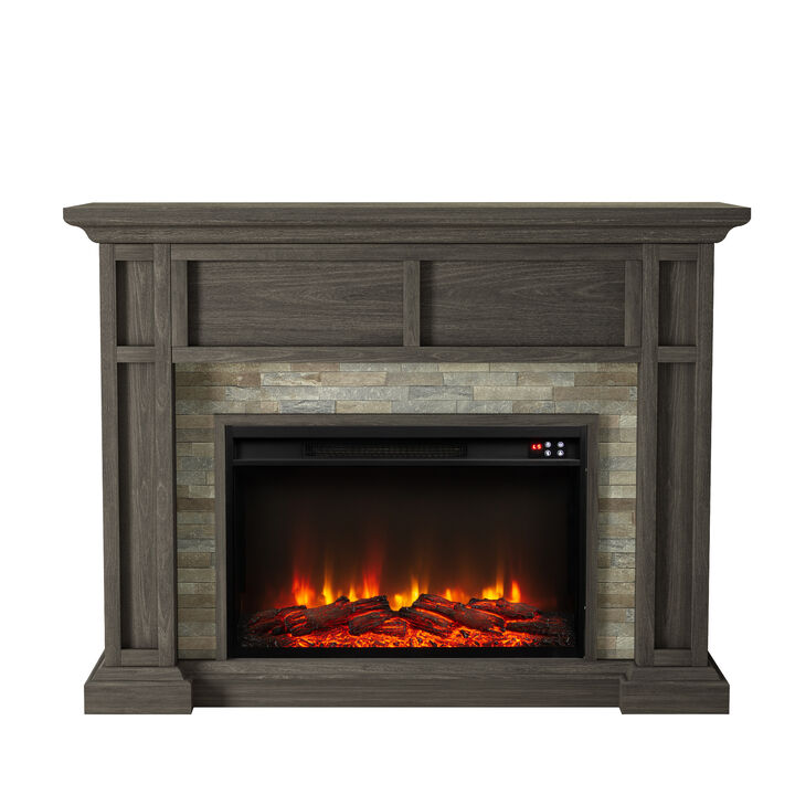 FESTIVO 48" Electric Fireplace with Realistic Flame Effect