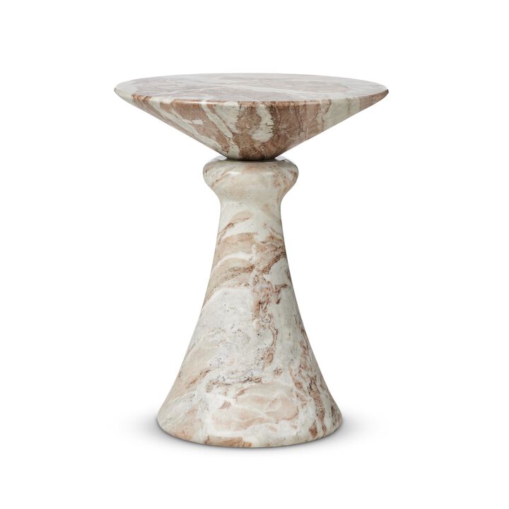 Connie Sawar Marble End Table