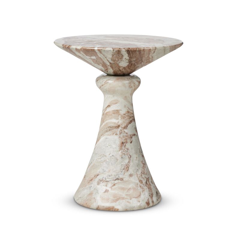 Connie Sawar Marble End Table
