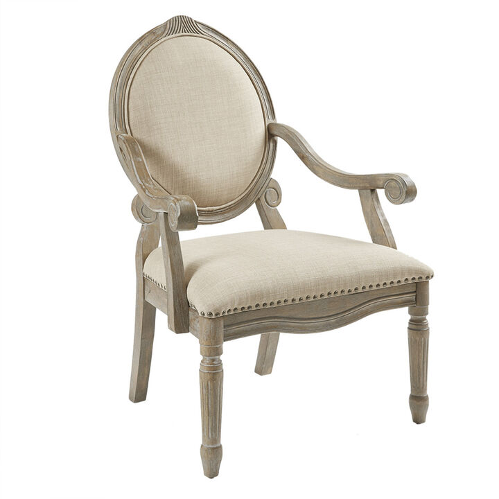 Brentwood Exposed Wood Armchair