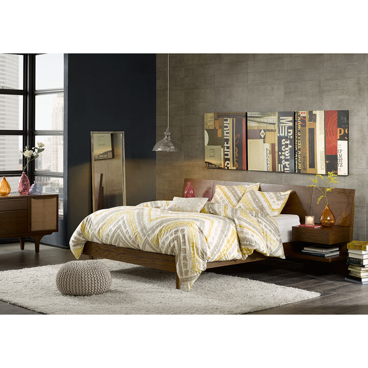 Clark King Bed With 2 Nightstand