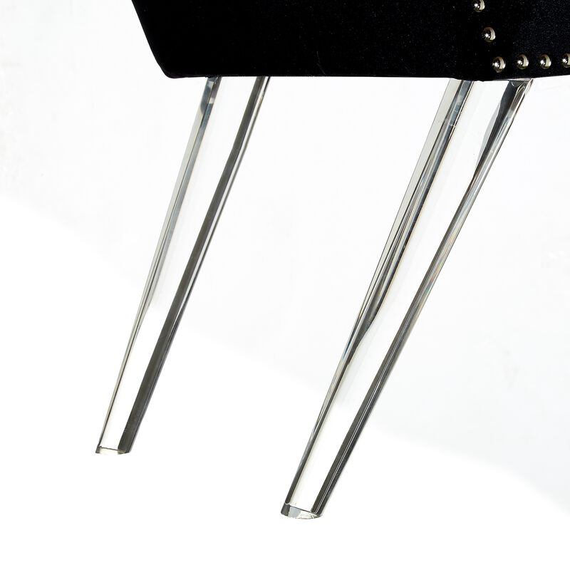 Inspired Home Janelle Velvet Bench
