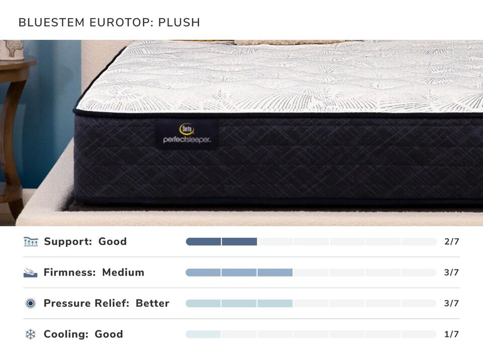 Perfect Sleeper Bluestem Plush Twin-XL Mattress