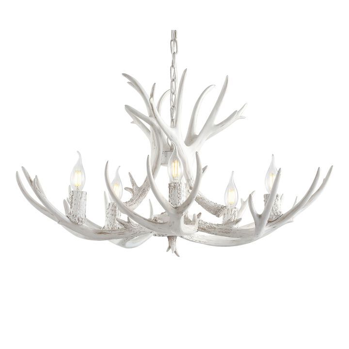 Eldora Adjustable Resin Antler LED Chandelier