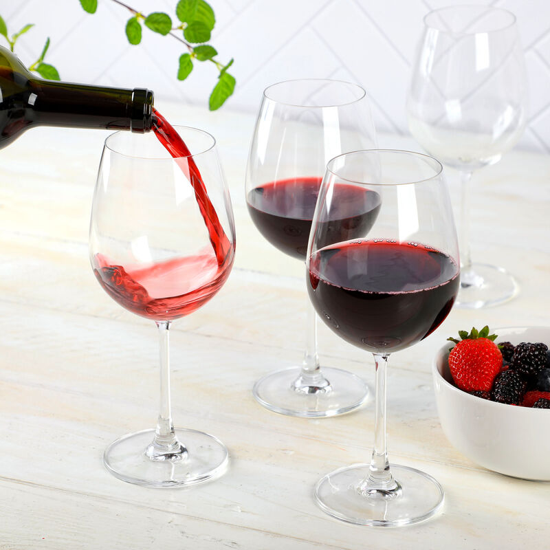 Martha Stewart  Everyday 4 Piece 20oz Red Wine Glass Set