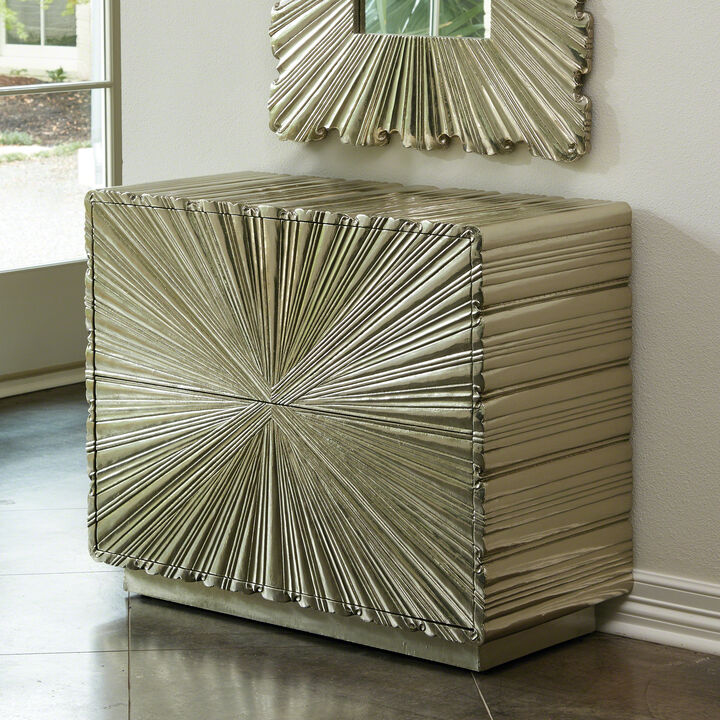 Linenfold Two-Drawer Chest
