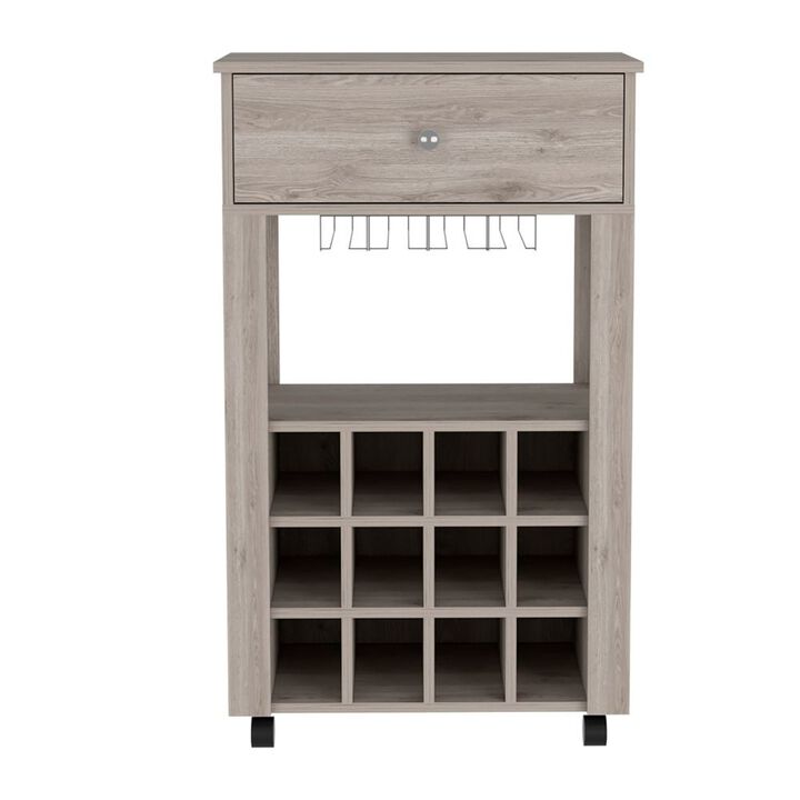 Bar Cart Bayamon, Living Room, Light Gray