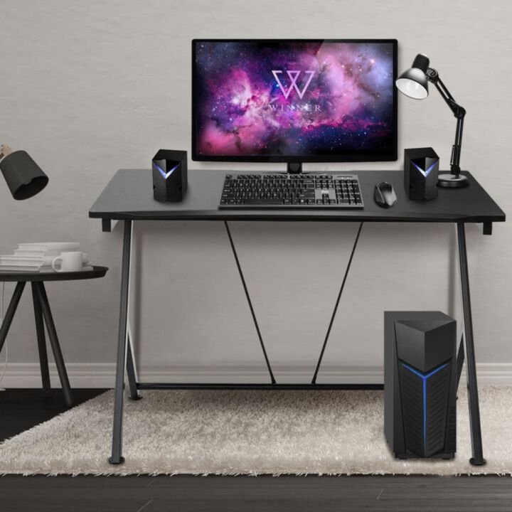 Hivvago Home Office Modern Ergonomic Study Computer Desk for Small Space