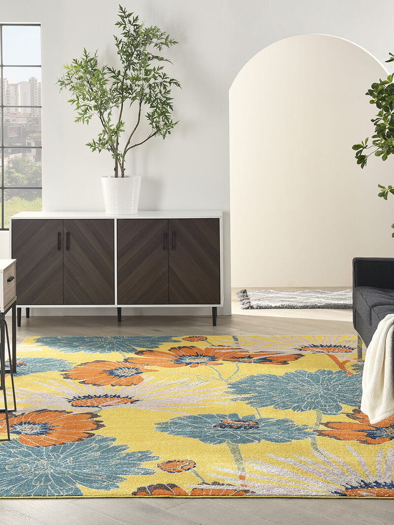 Allur ALR06 Yellow/Multi 7'10" x 9'10" Rug
