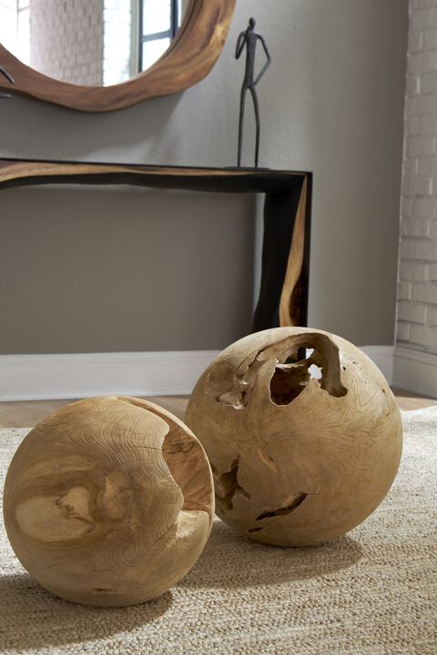 Teak Wood Medium Ball