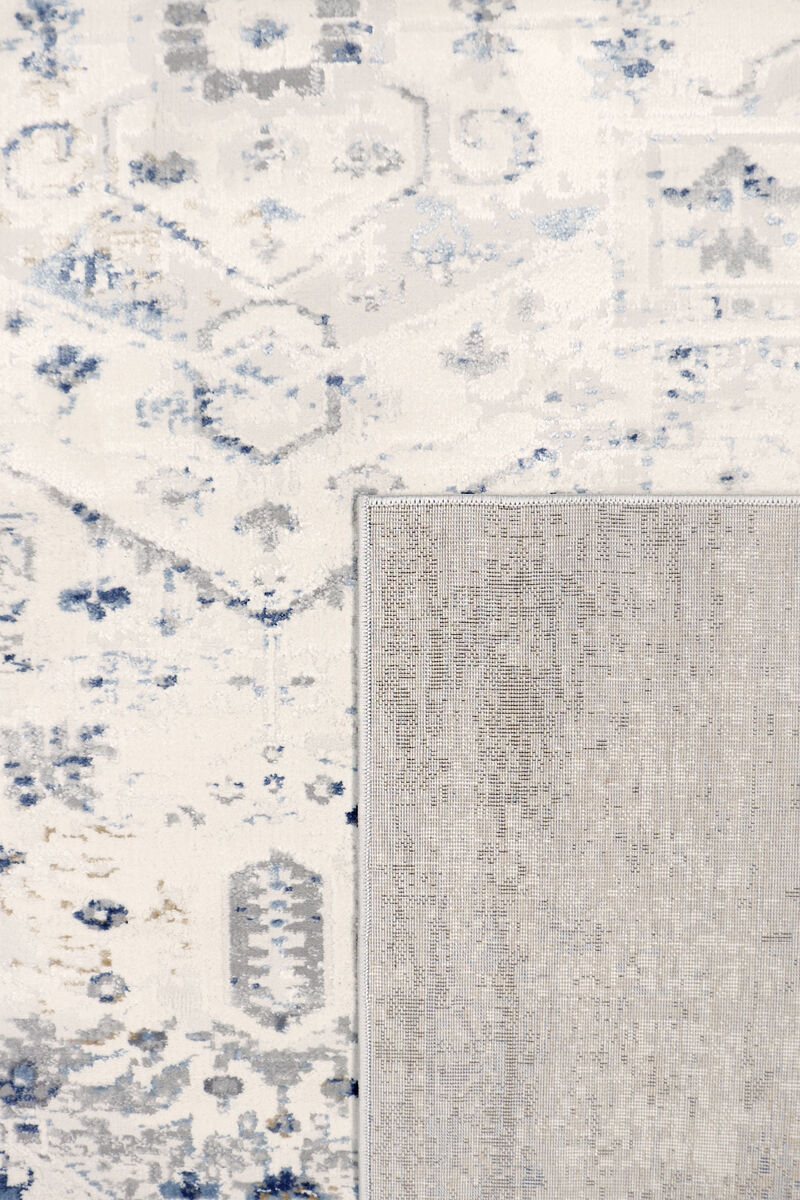 Pasargad Home Turkish Efes Design L. Grey Area Rug-Round 6'
