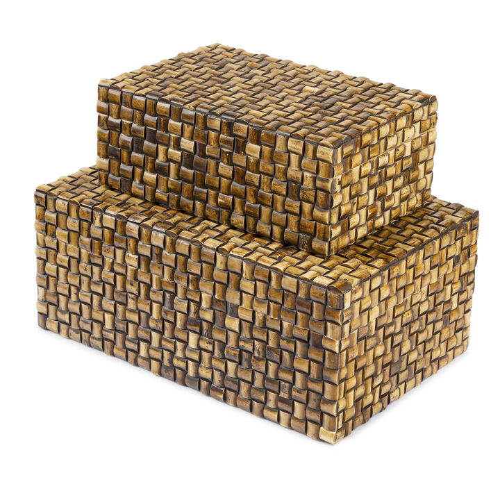 Nomad Decorative Boxes, Set of 2