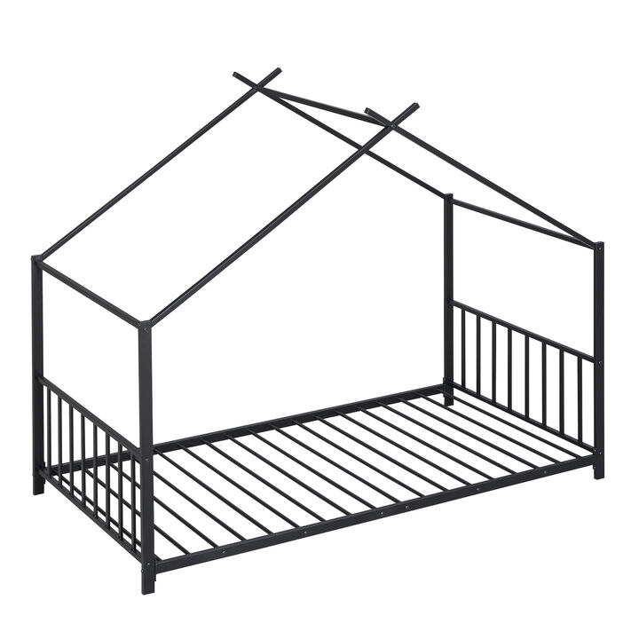 Merax Modern Metal House Platform Bed