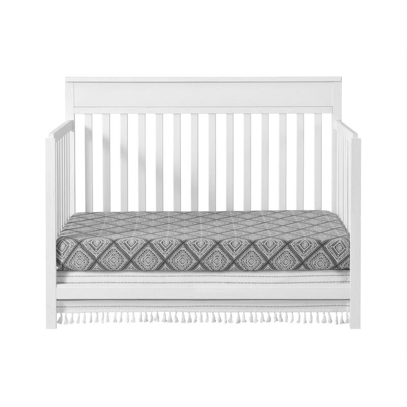 Oxford Baby Castle Hill 4 In 1 Crib Barn White