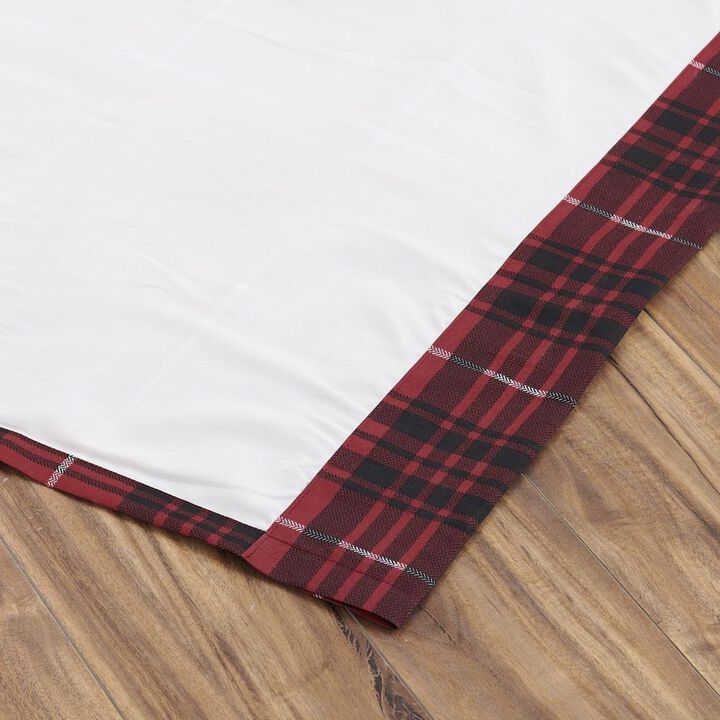 Greenland Home Fashions Timberline Curtain Panel Set - 84x84", Red