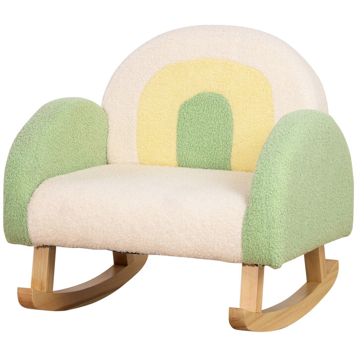Rocking Toddle Sofa Chair for Nursery Kindergarten Playroom Bedroom - Gray