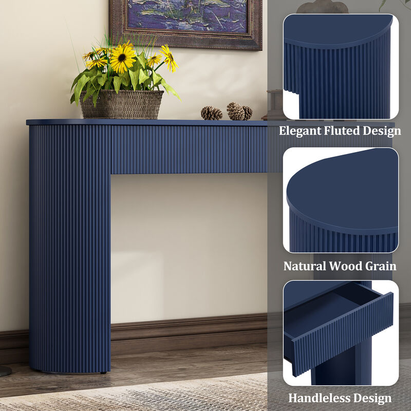 Merax Modern Console Table with Storage for Entryway