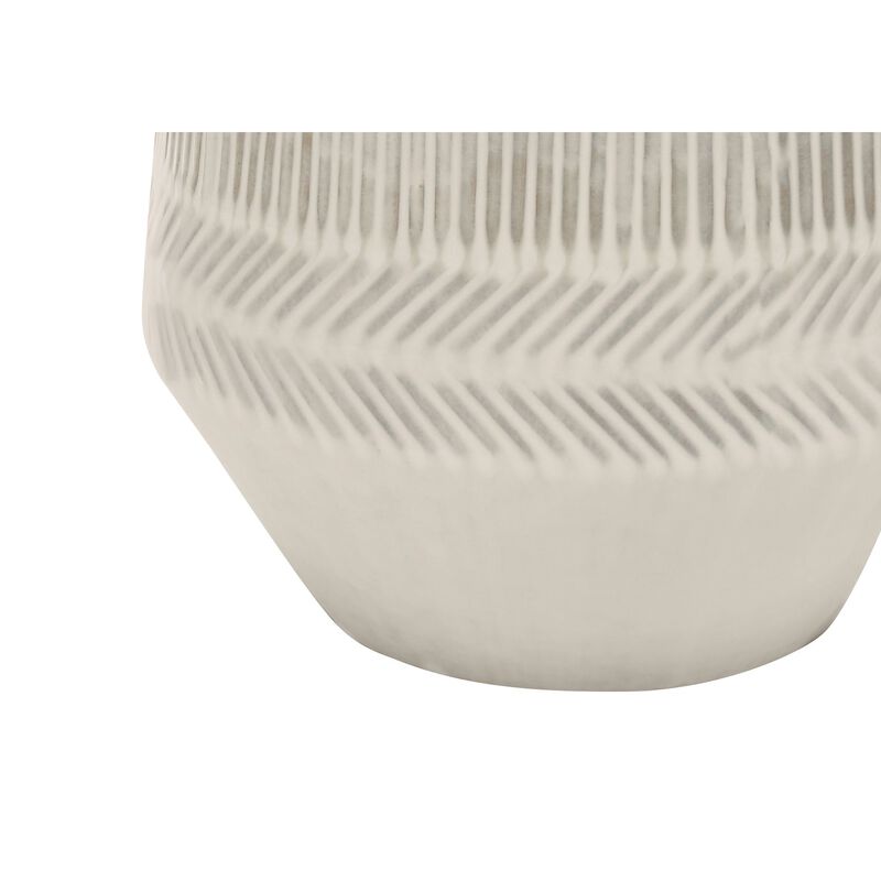 Monarch Specialties I 9613 - Lighting, 33"H, Table Lamp, Ivory / Cream Shade, Cream Ceramic, Contemporary