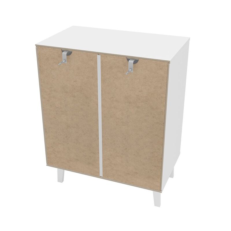 Polifurniture Victoria Modern 3 Drawer Dresser, White