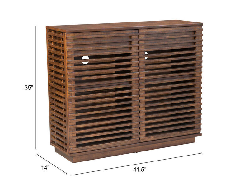 Linea Cabinet Walnut