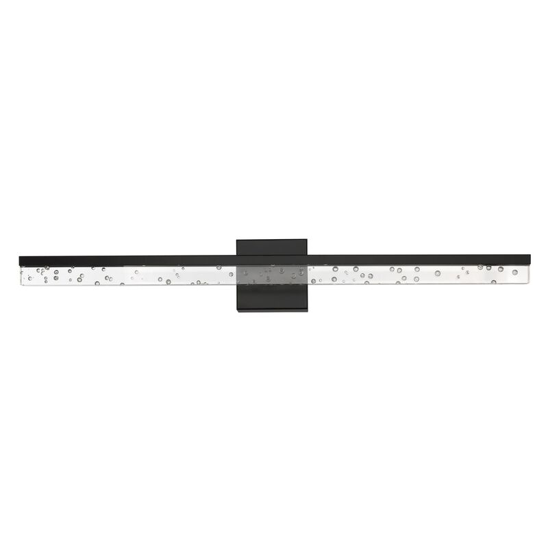 Mario Modern Contemporary Iron/Seeded Acrylic Integrated LED Vanity Light