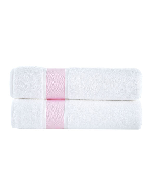Brooks Brothers Ottoman Rolls 2 pcs Bath Sheets