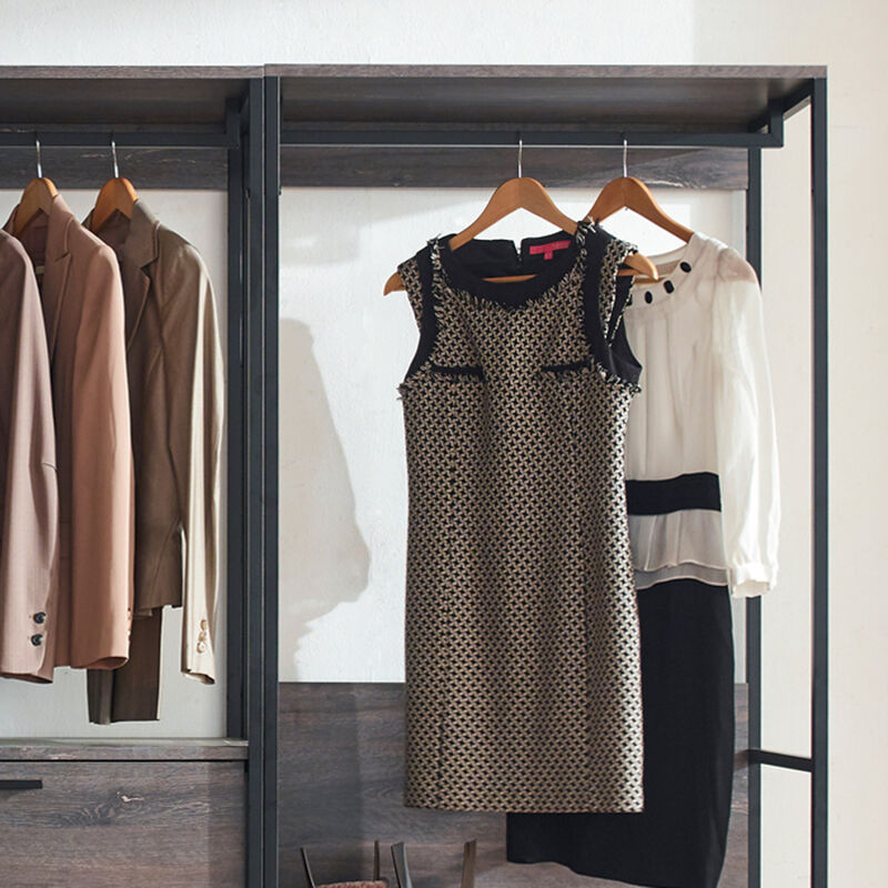 FC Design Klair Living Wood Walk-in Closet System