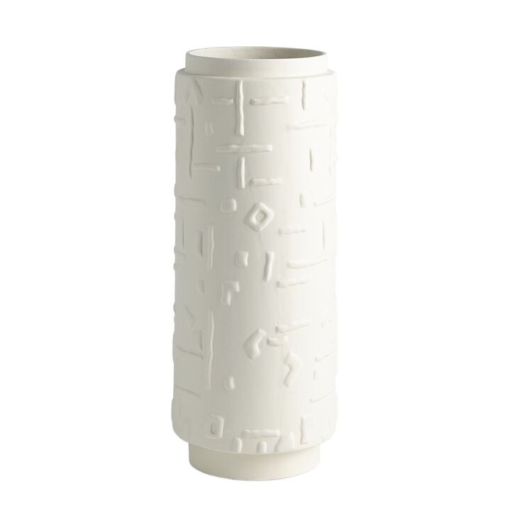 Sankuru Vase-White Large