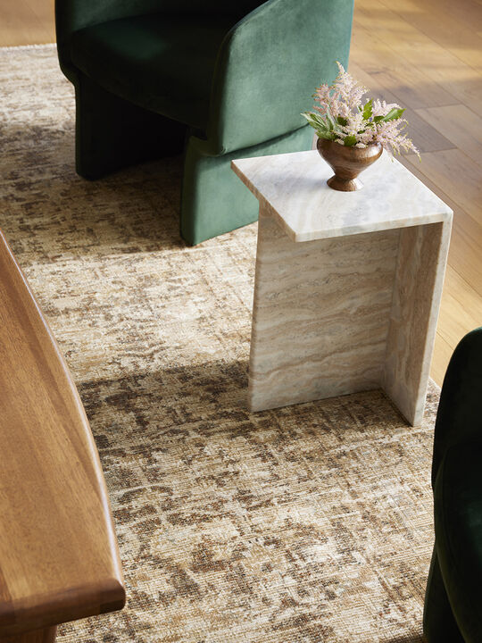 Heritage HER-03 Brick / Multi 18" x 18" Sample Rug by Patent Pending