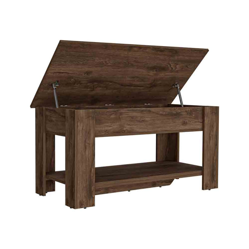Storage Table Polgon, Living Room, Dark Brown