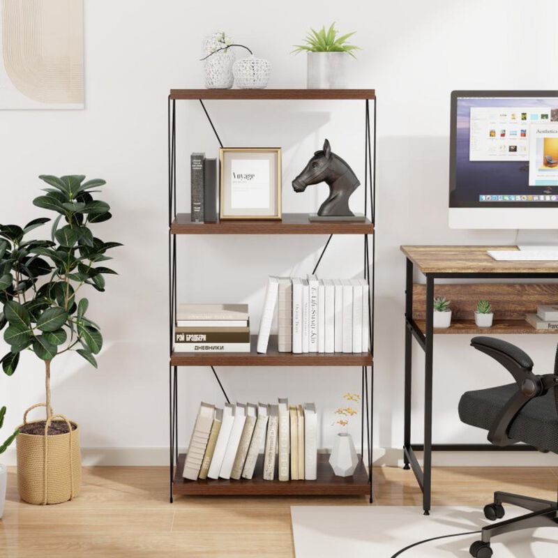 Hivvago 2/3/4/5-Tier Multipurpose Display Rack with Metal Frame
