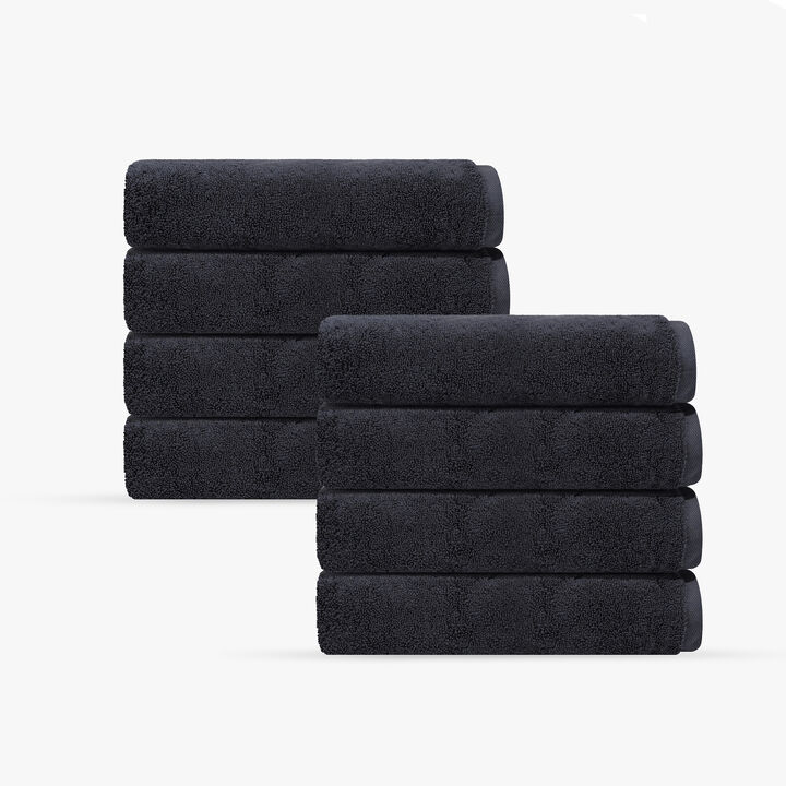 Puresoft 8 pcs Turkish Wash Towels Set