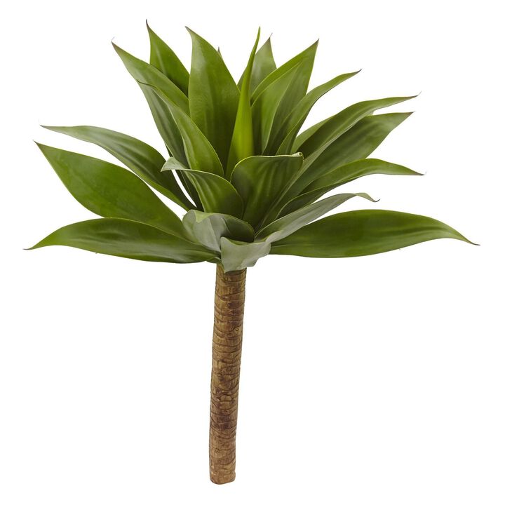 Nearly Natural 32-in Agave Plant w/23 Lvs x 3 Section Stem