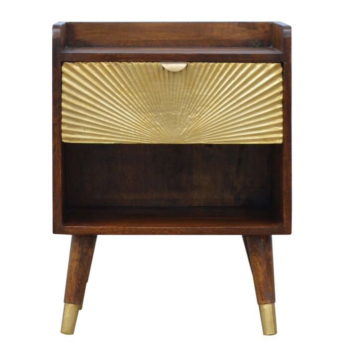 Manila Gold 1 Drawer Nightstand Manila Gold 1 Drawer Nightstand