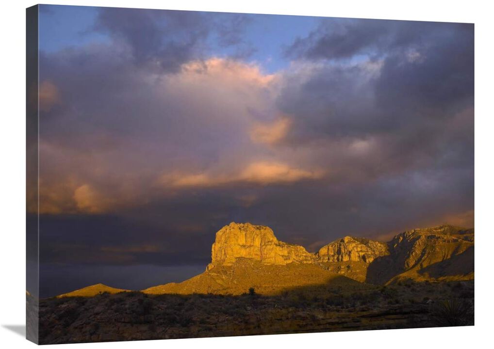 El Capitan, Guadalupe Mountains National Park, Texas-Canvas Art-32x24