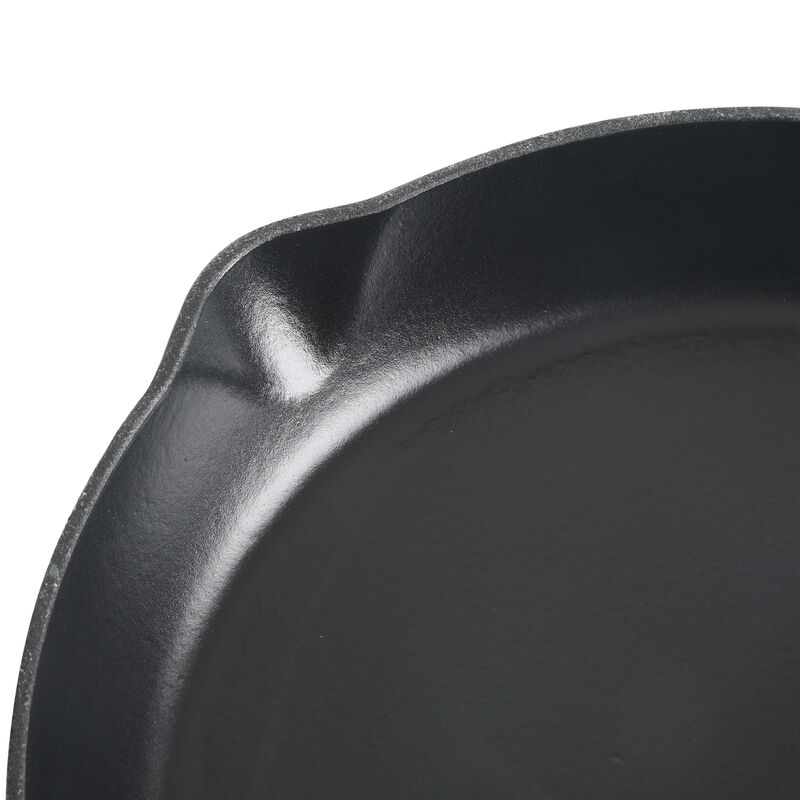 Cravings By Chrissy Teigen 11 Inch Round Enameled Cast Iron Skillet in Ombre Green