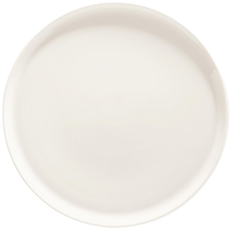 Gourmet dia.12.75" Round Warm White Porcelain Plate