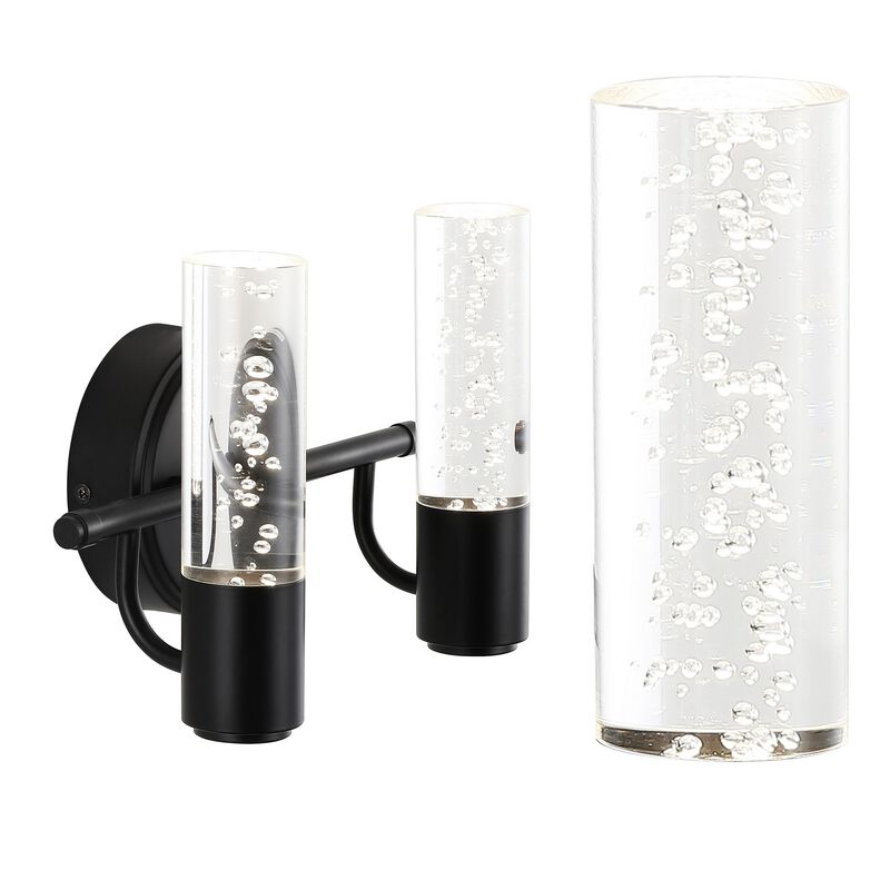 Bolha Minimalist Modern Bubble Acrylic/Iron Integrated LED Vanity Light